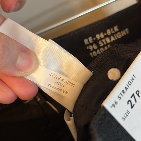 J. Crew Petite high-rise straight jean in 1996 semi-stretch in black Size 27 - Picture 11 of 12